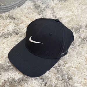 Nike Black and White Swoosh Hat